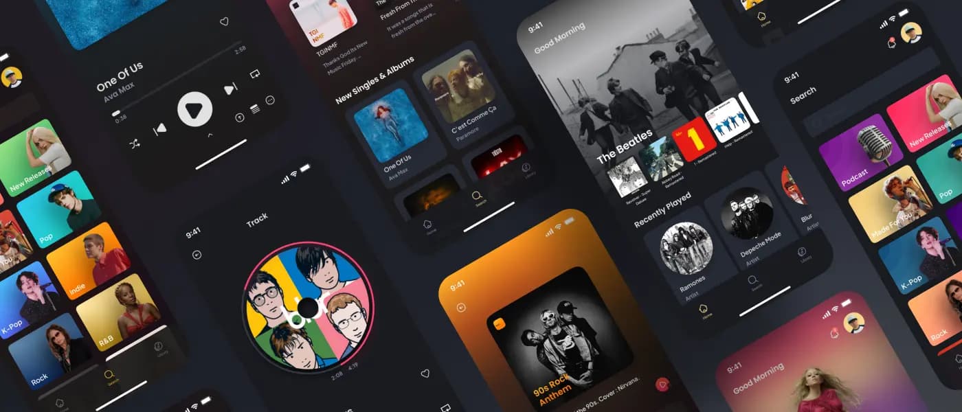 Hero image of the website